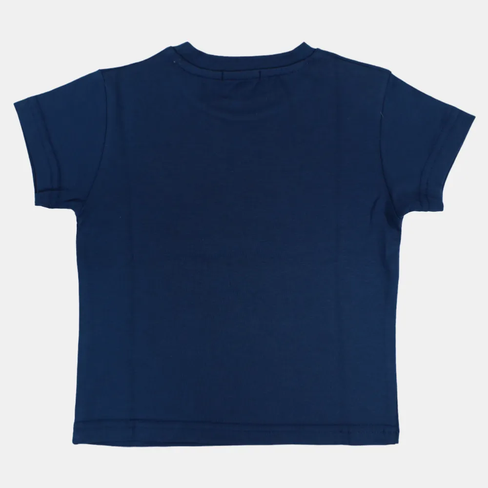 T-shirt en coton à manches courtes pour garçons avec motif crocodile surf