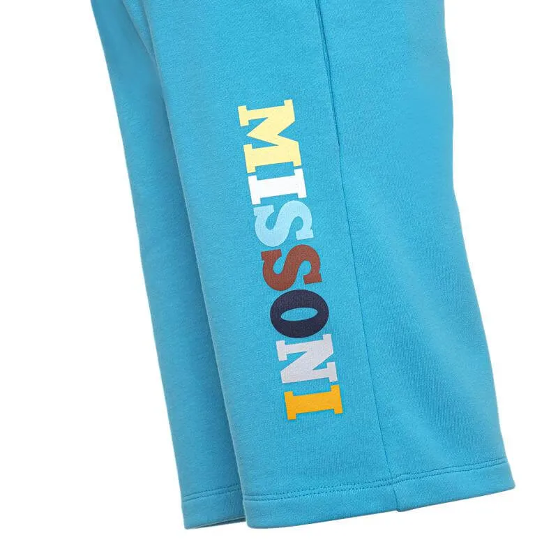 Short à logo turquoise pour garçons