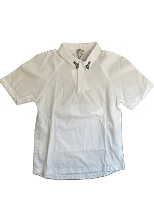 Chemise à manches courtes blanche Basian pour garçons