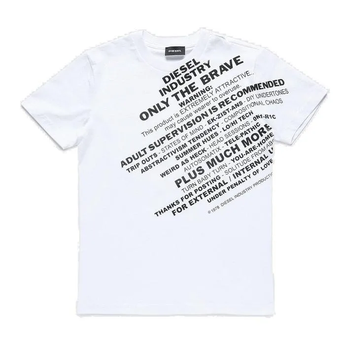 T-shirt Brave Blanc pour Garçons