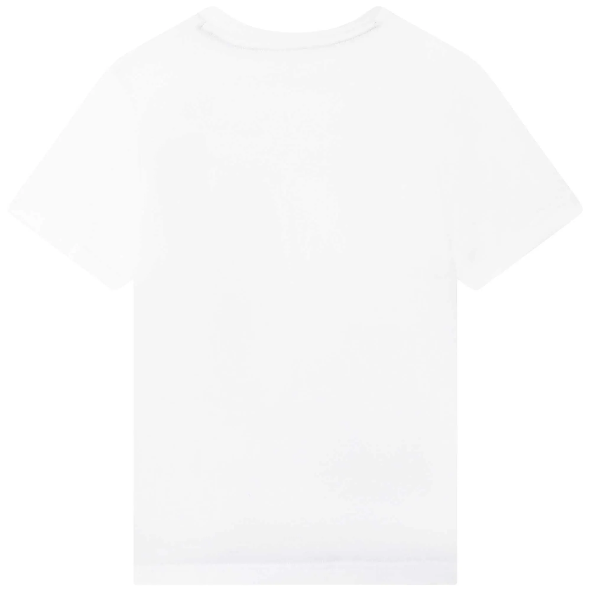 T-shirt en coton blanc avec logo pour garçons