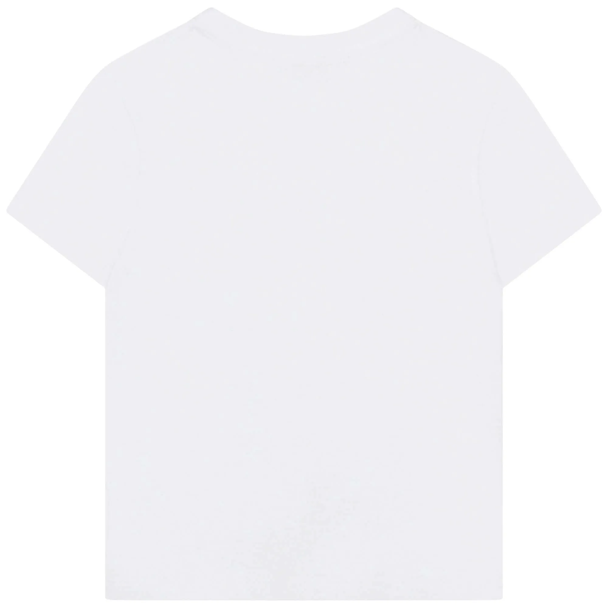 T-shirt pour garçons avec logo courbe blanc