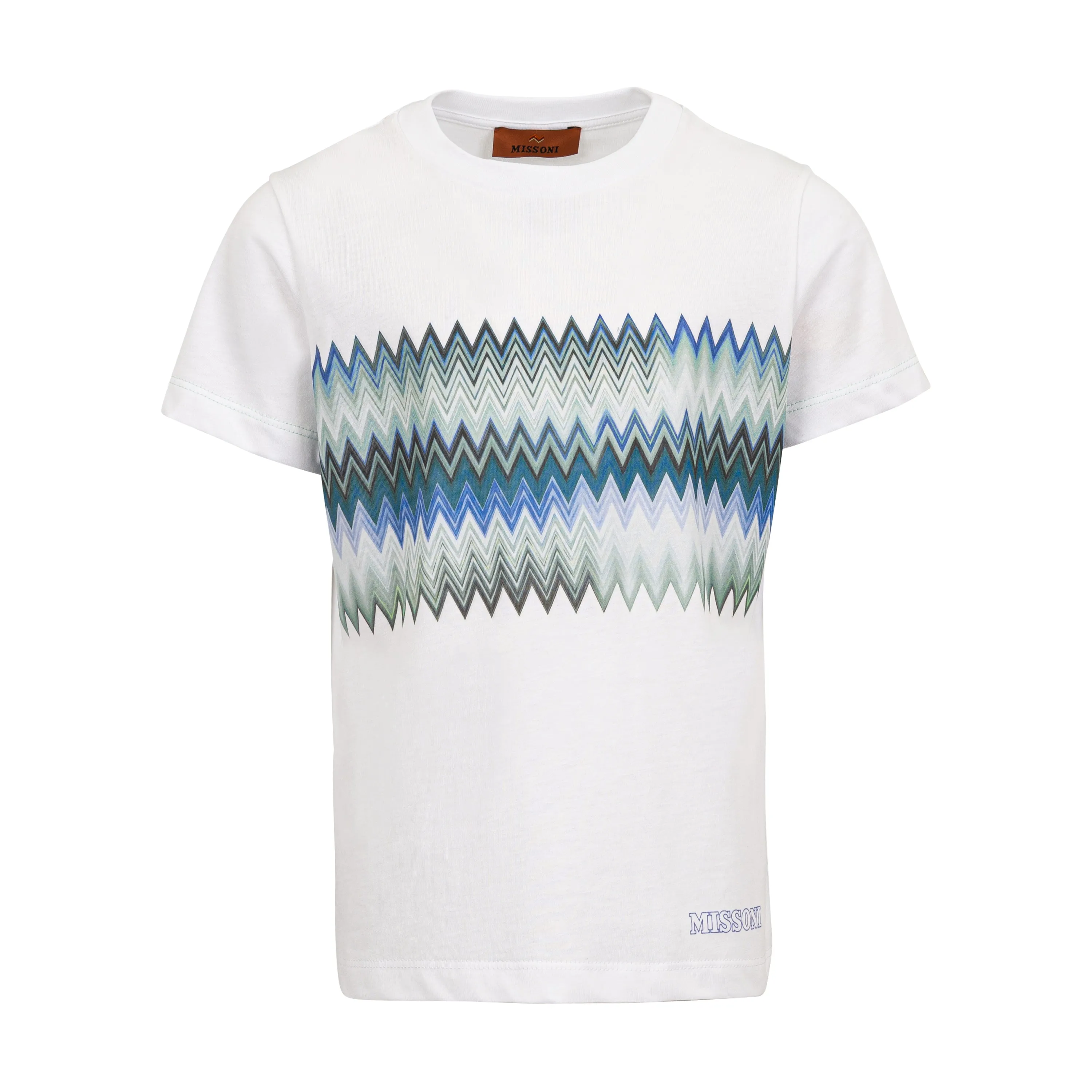 T-shirt blanc et vert pour garçons