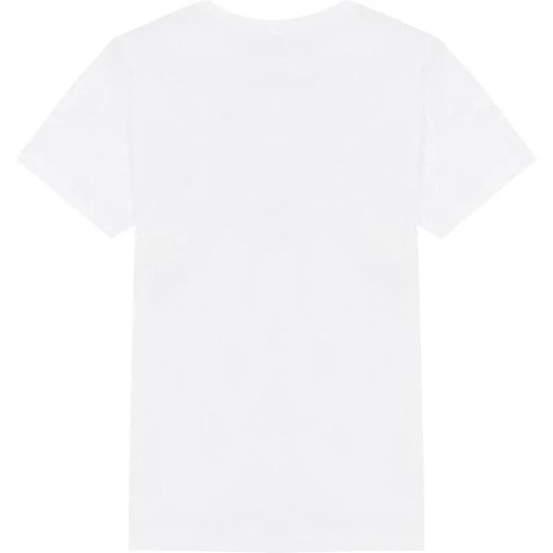 T-shirt blanc pour garçons Jb Tiger