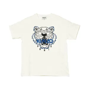T-shirt Kenzo Tiger Blanc pour Garçons