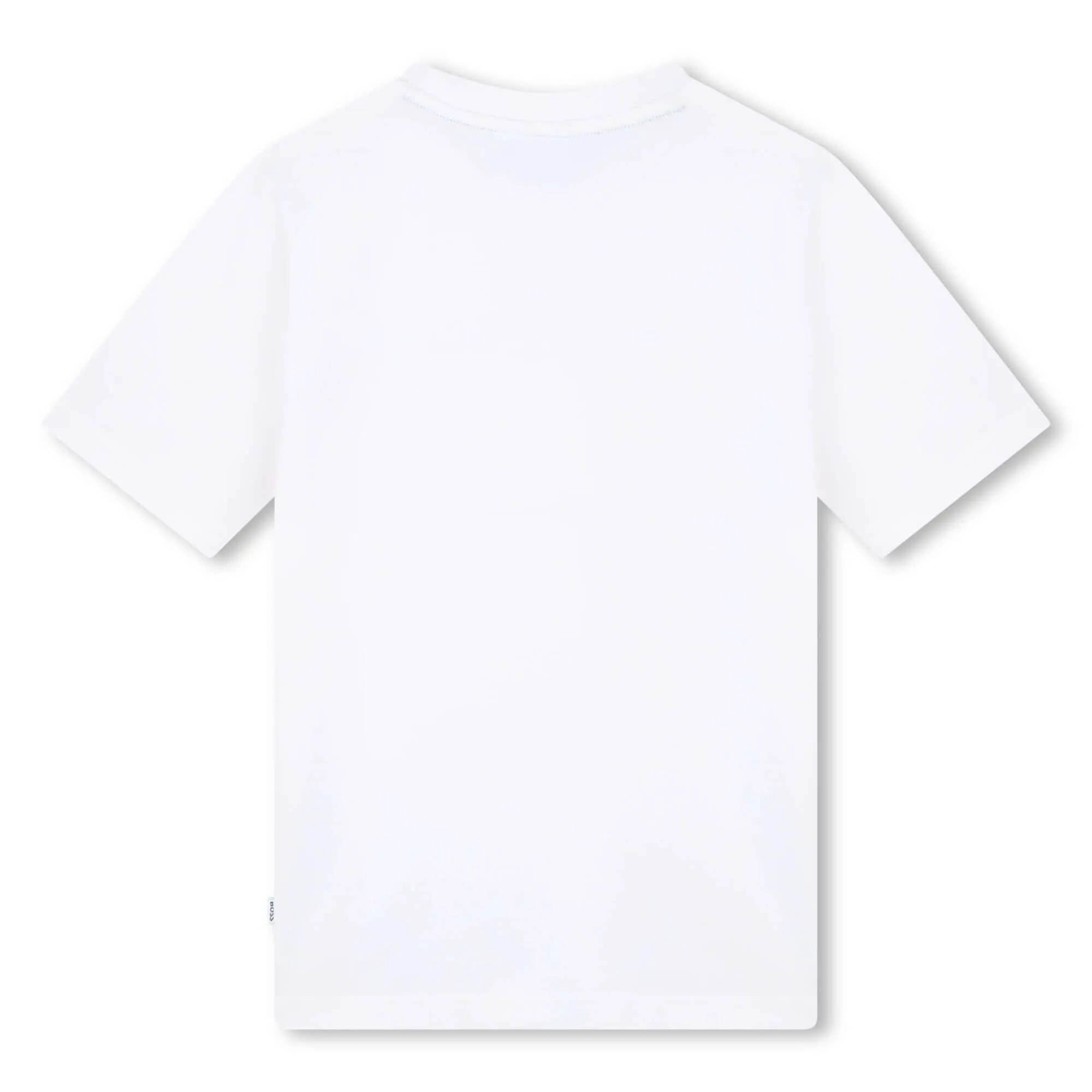 T-shirt à manches courtes avec logo blanc pour garçons