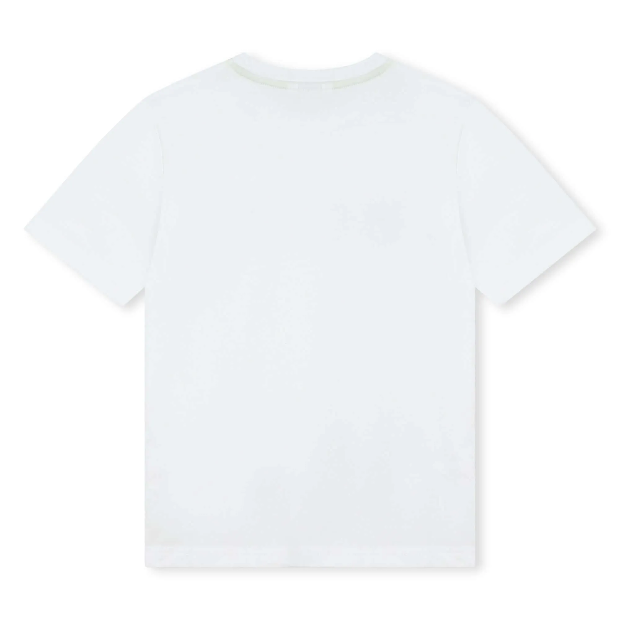 T-shirt à manches courtes avec logo blanc pour garçons