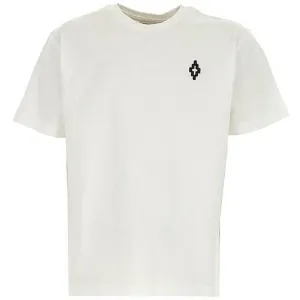 T-shirt blanc 'Logo' pour garçons
