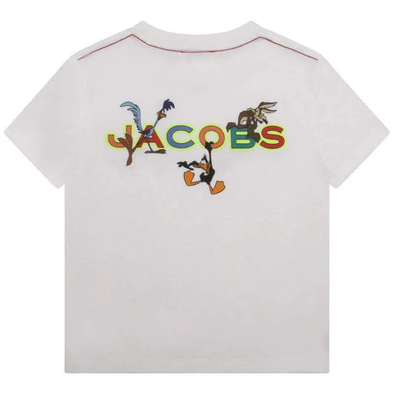 T-shirt blanc Looney Tunes pour garçons
