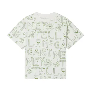 T-shirt Monster Blanc pour Garçons