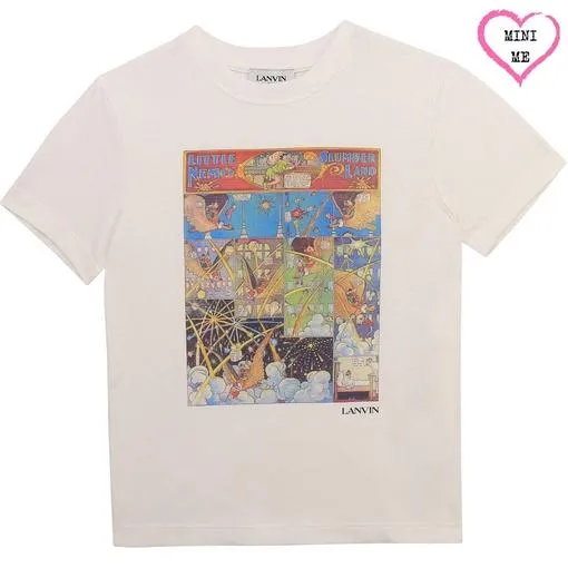 T-shirt pour garçons blanc avec logo Nemo