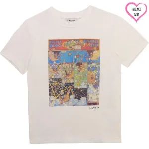 T-shirt pour garçons blanc avec logo Nemo