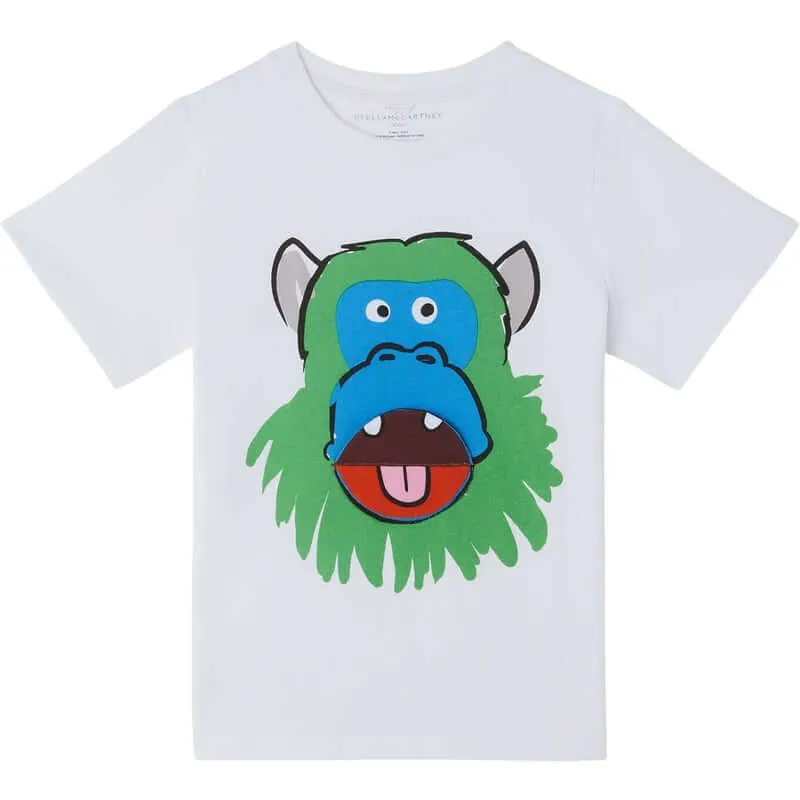 T-shirt en coton bio blanc pour garçons