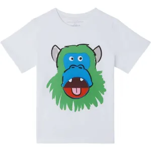 T-shirt en coton bio blanc pour garçons