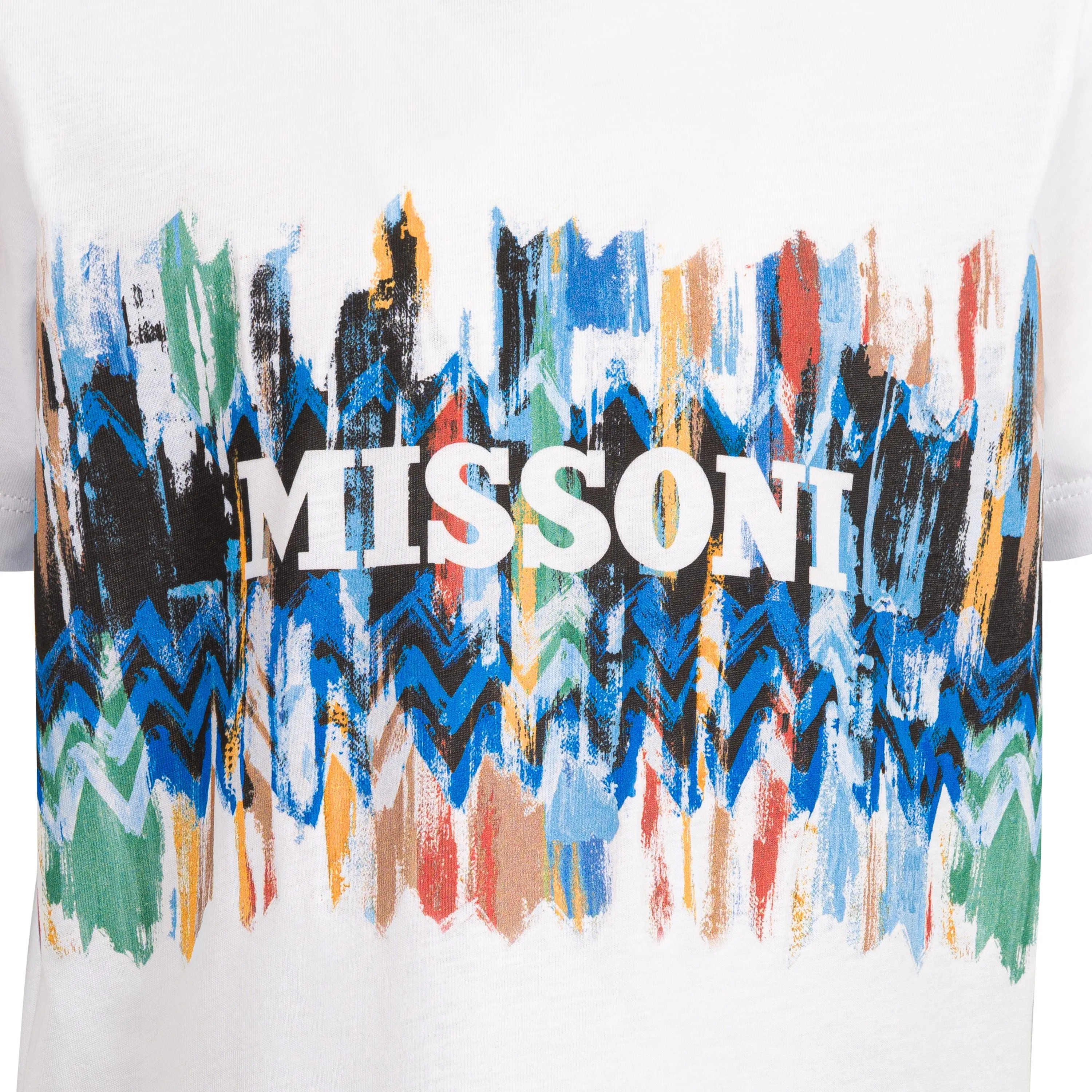T-shirt blanc peint pour garçons