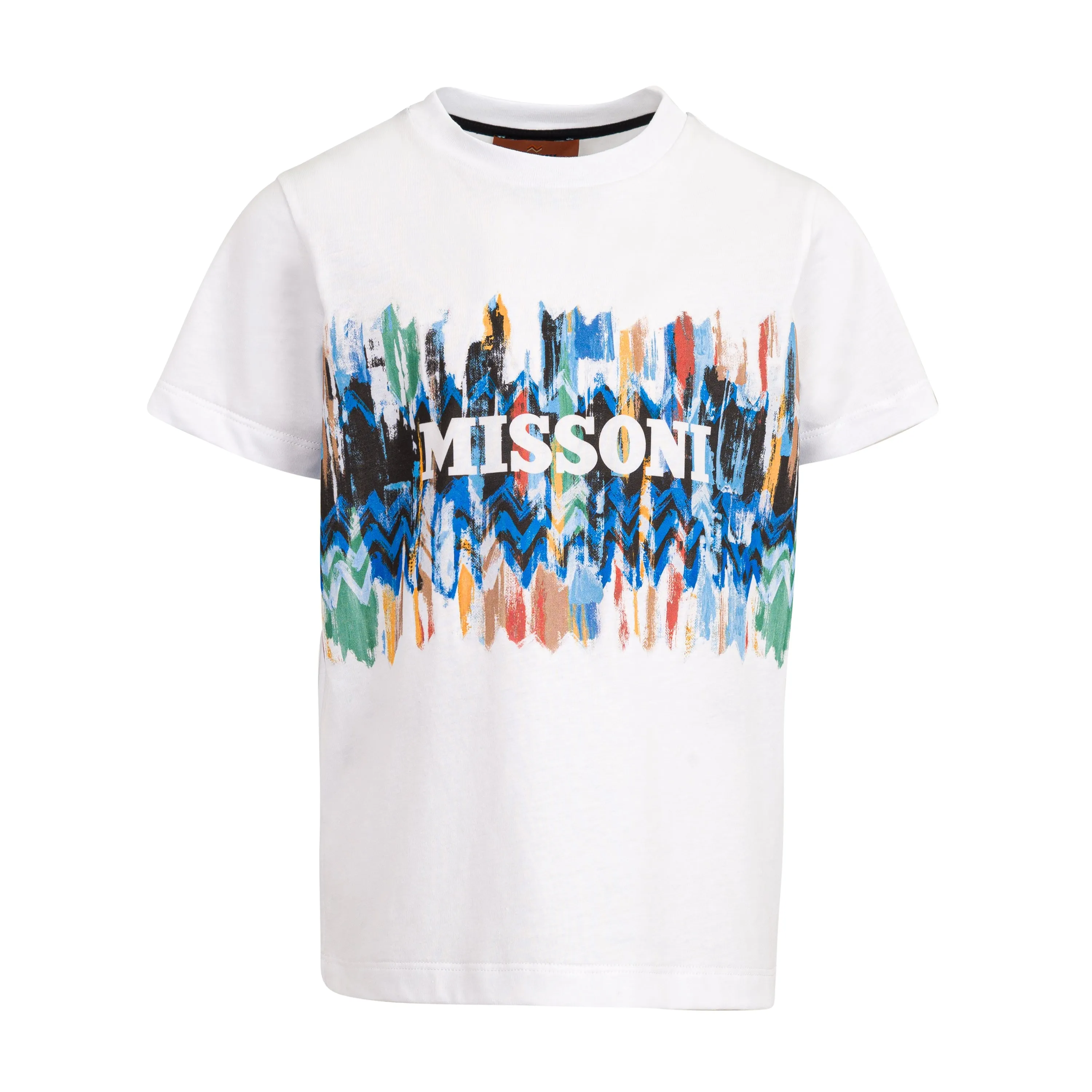 T-shirt blanc peint pour garçons