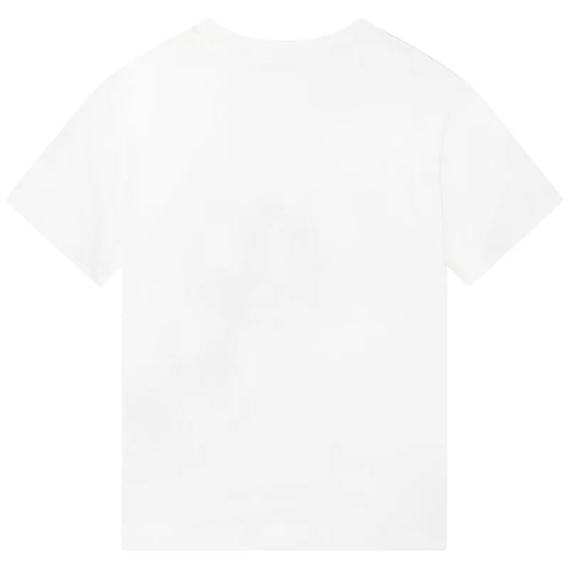 T-shirt à manches courtes blanc Paris pour garçons