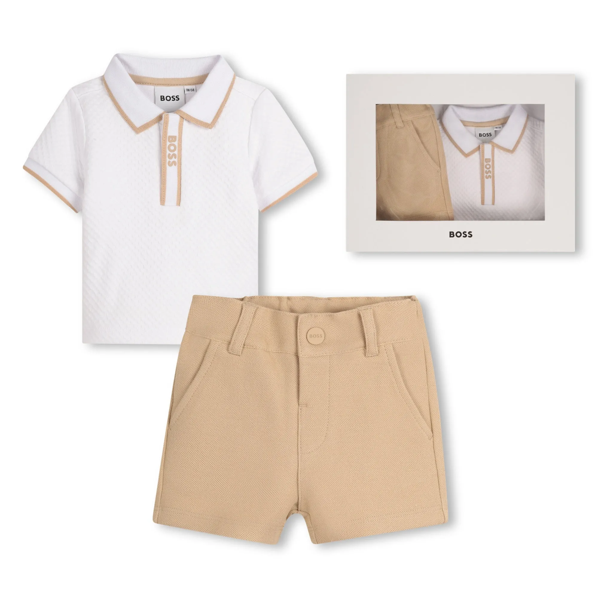 Ensemble Polo Blanc pour Garçons