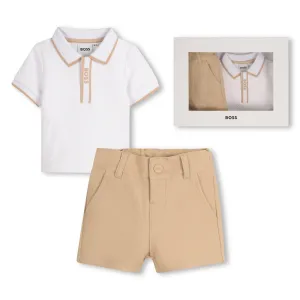 Ensemble Polo Blanc pour Garçons