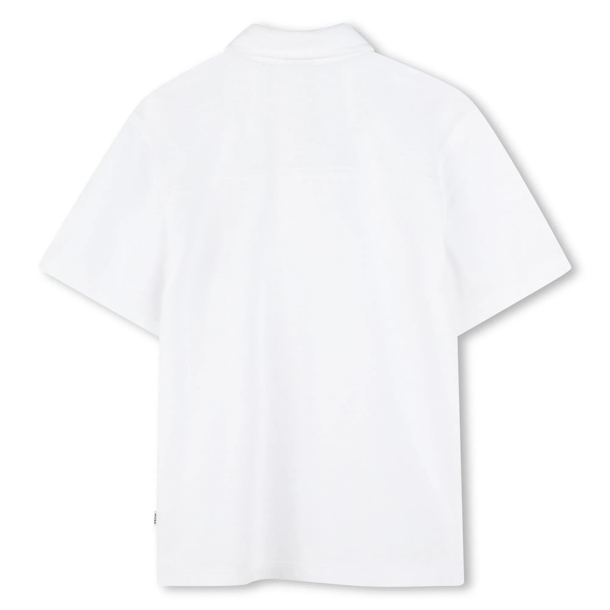 Polo à manches courtes blanc pour garçons