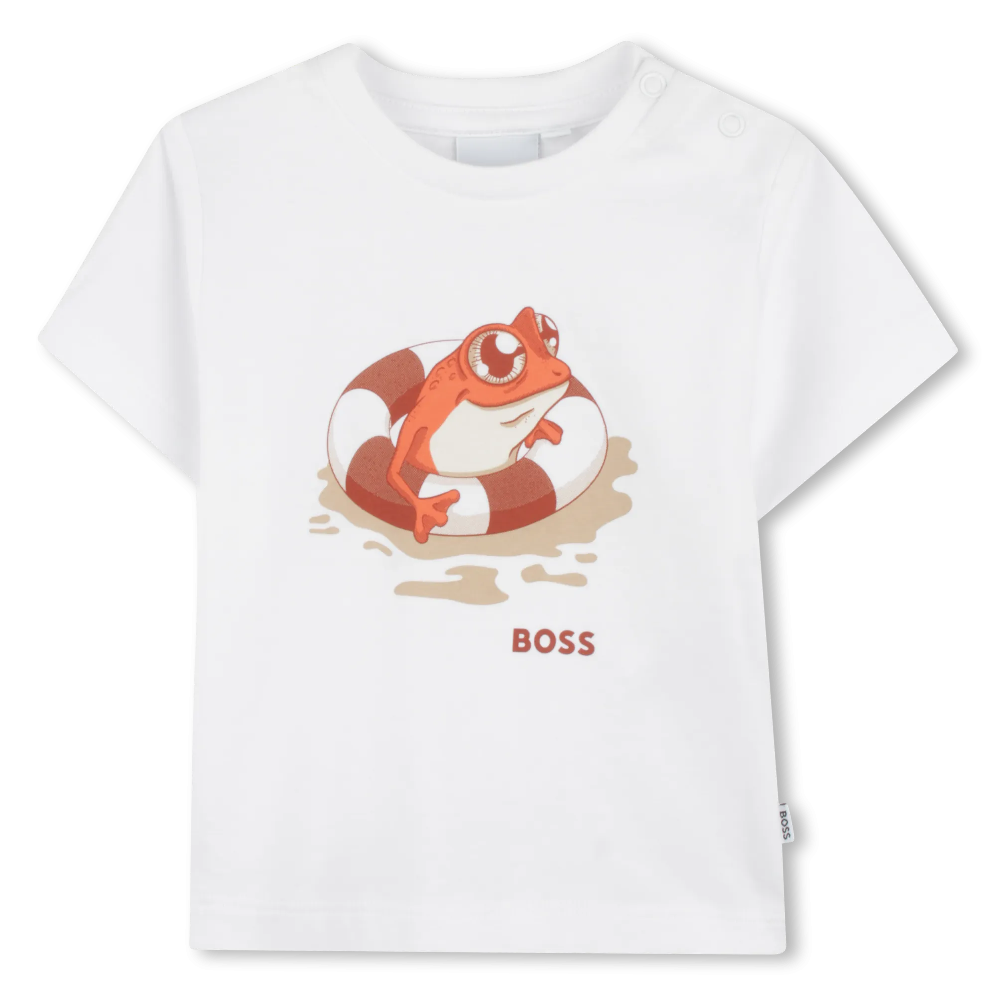 T-shirt à manches courtes blanc pour garçons