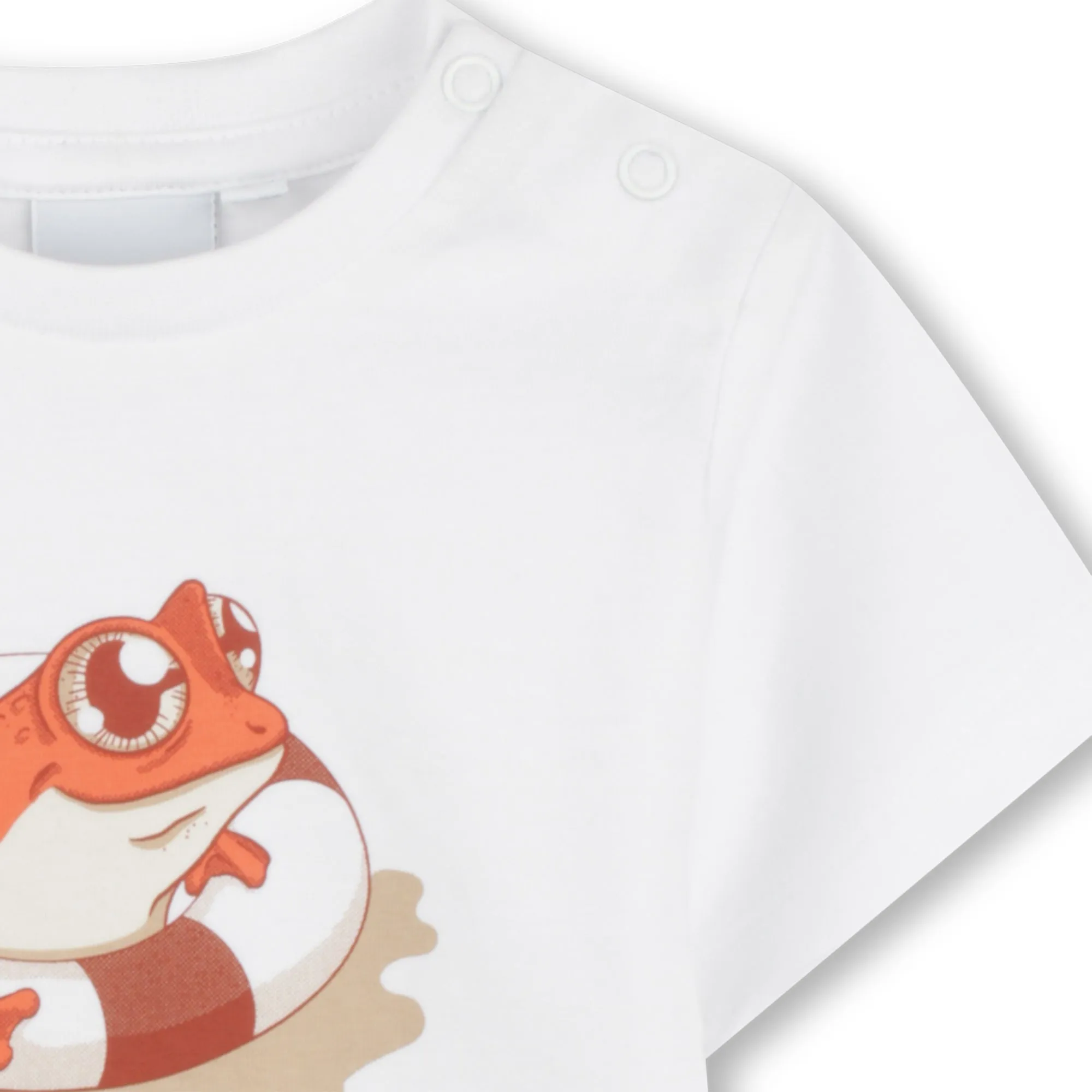 T-shirt à manches courtes blanc pour garçons