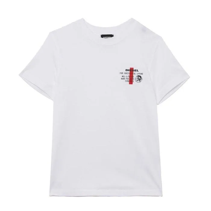 T-shirt blanc pour garçons 'Successful Living'