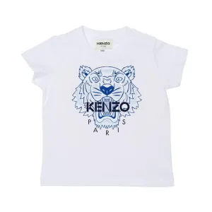 T-shirt pour garçons à motif tigre blanc