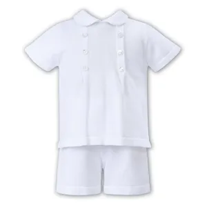 Ensemble deux pièces blanc pour garçons