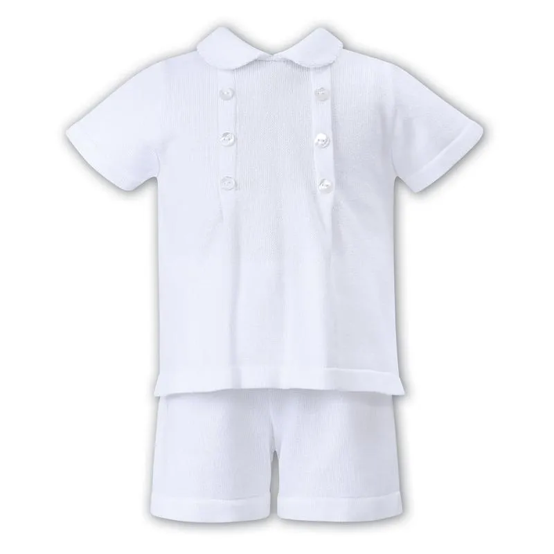 Ensemble deux pièces blanc pour garçons