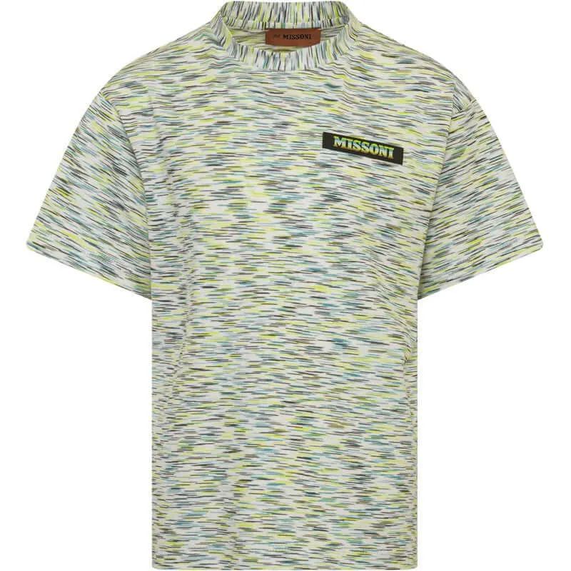 T-shirt pour garçons à motifs jaunes et verts