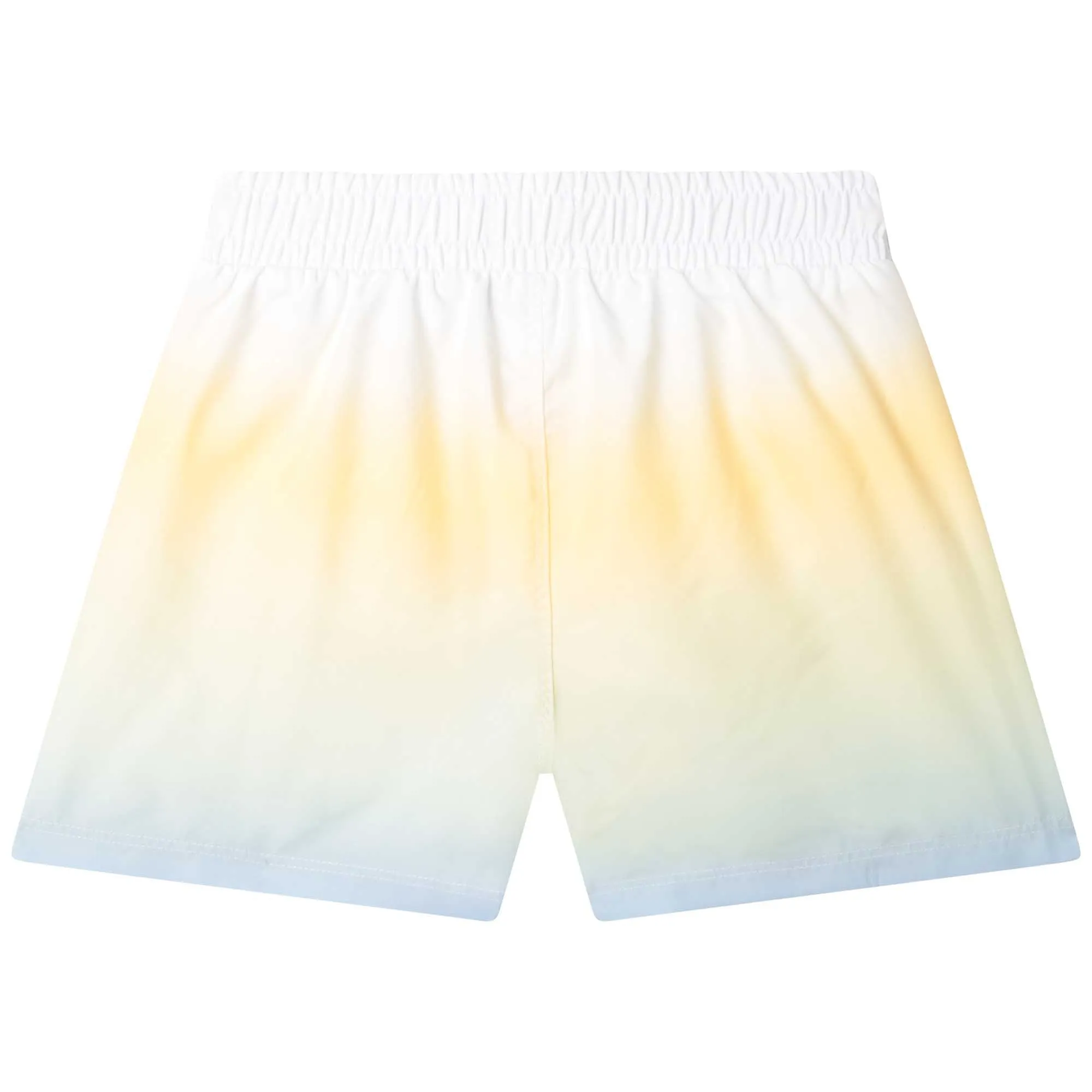 Short de bain pour garçons jaune et bleu