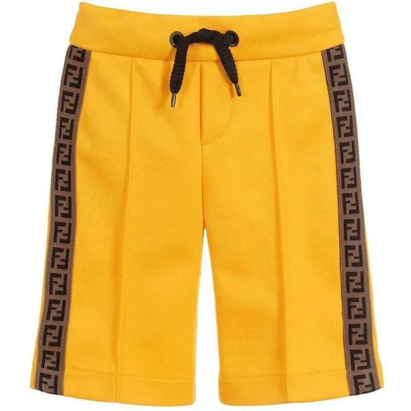 Bermudas jaunes pour garçons