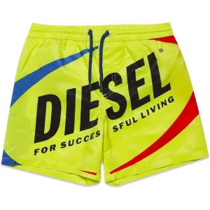 Short jaune avec logo pour garçons