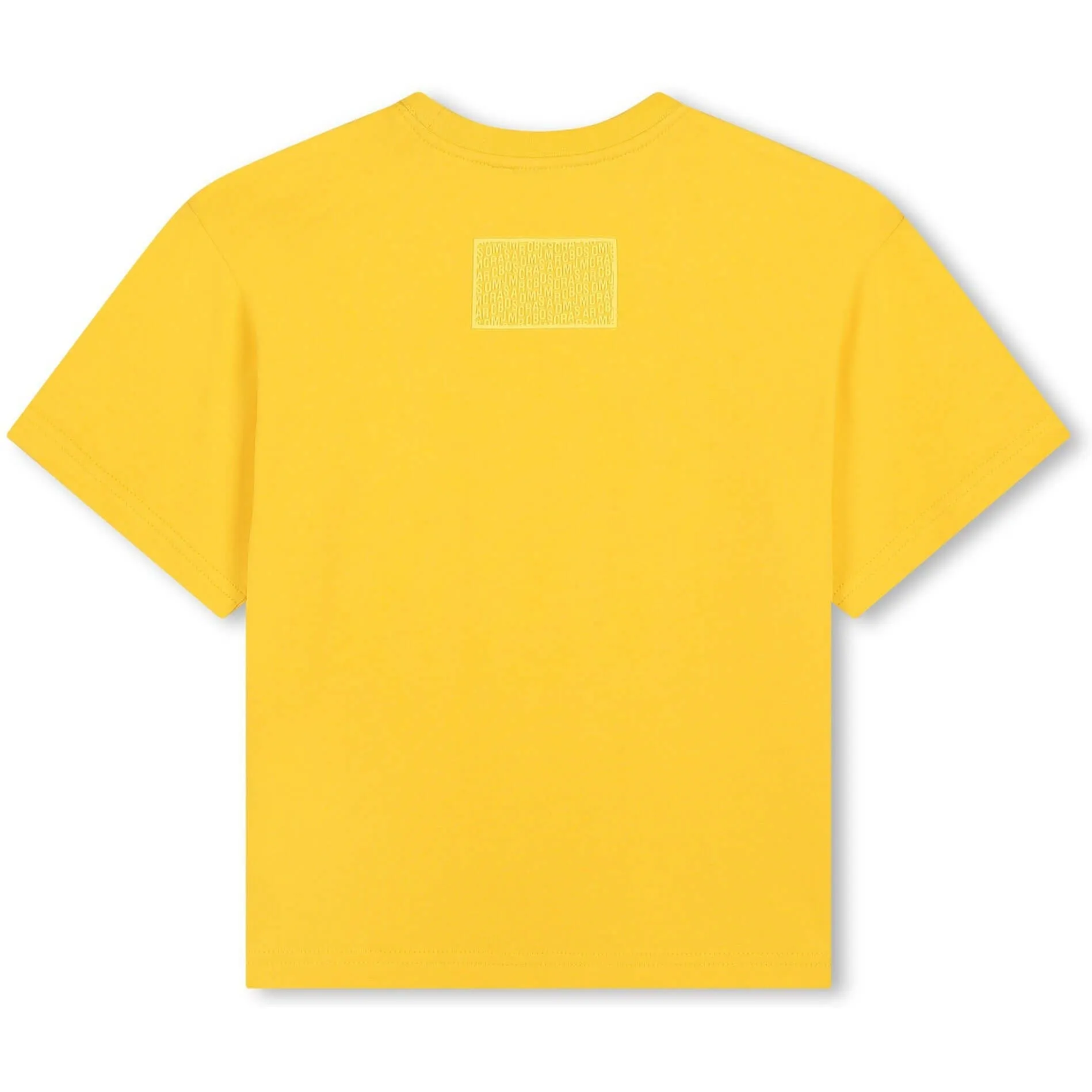 T-shirt à manches courtes jaune pour garçons