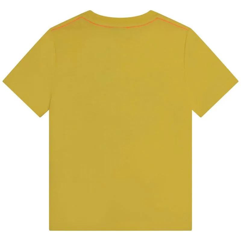 T-shirt jaune pour garçons