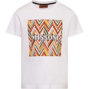 T-shirt graphique à motif zigzag pour garçons