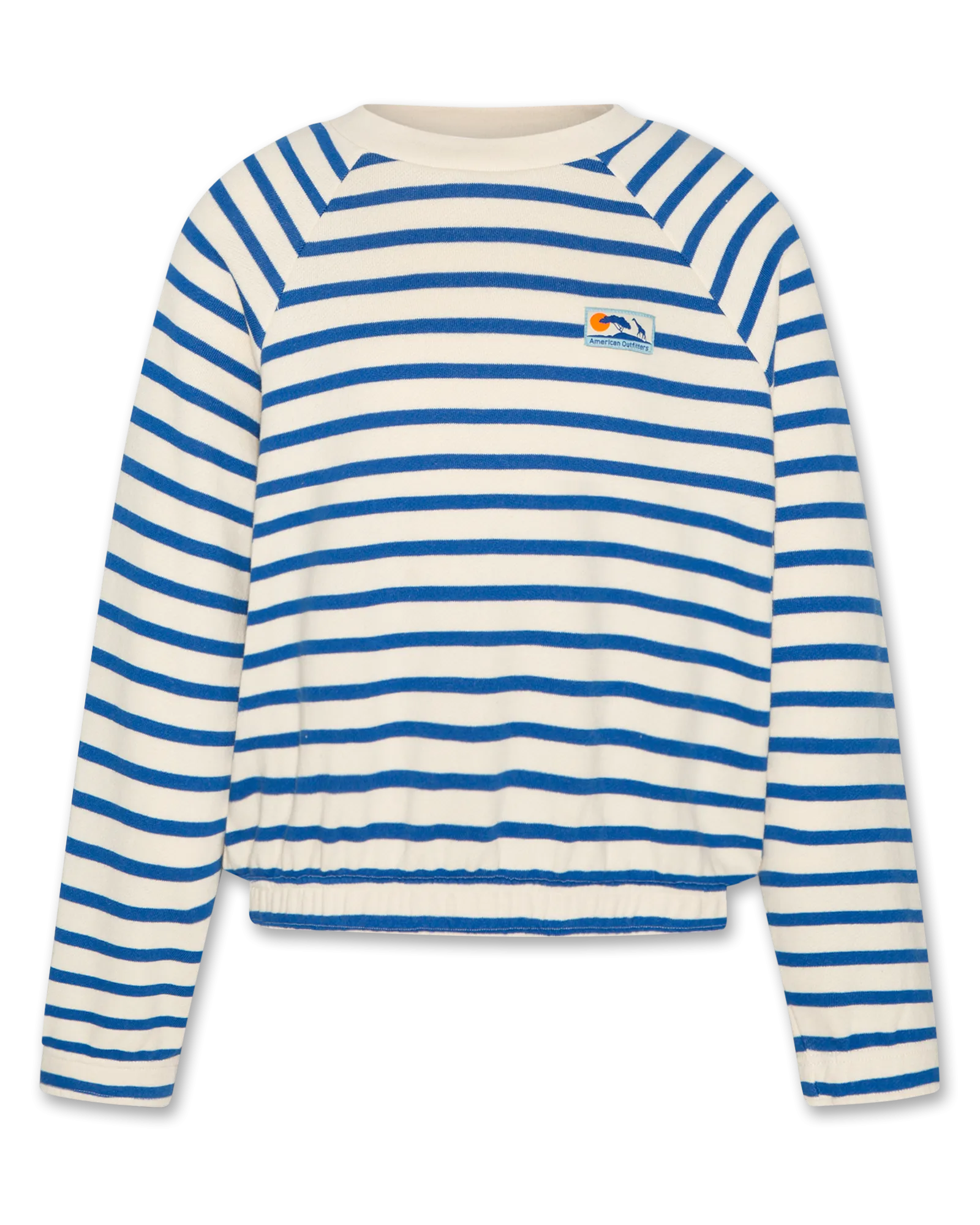 pull brad rayé 000707 - bleu vif Ao76 Vêtements Garçons Filles