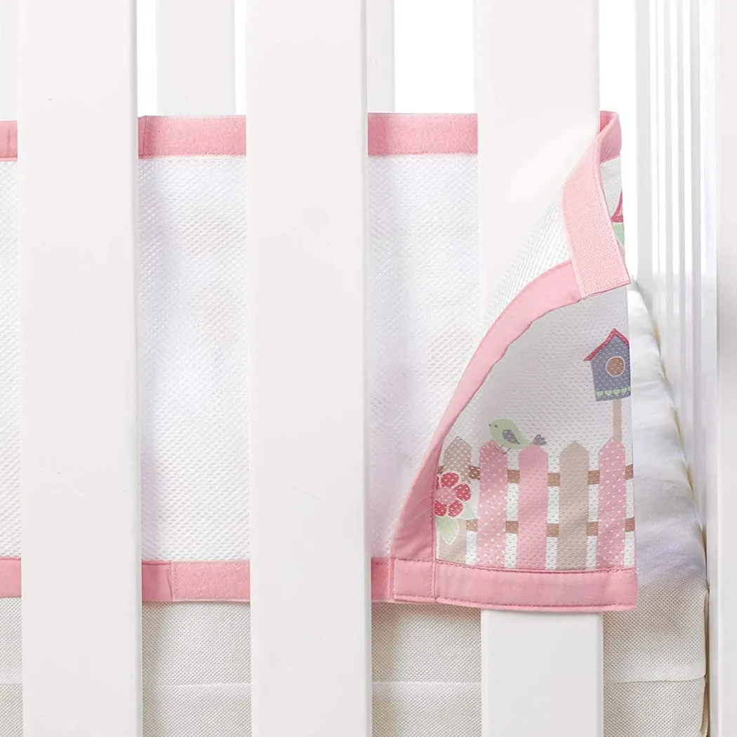 Ensemble de lit bébé respirant BreathableBaby (Jardin anglais)