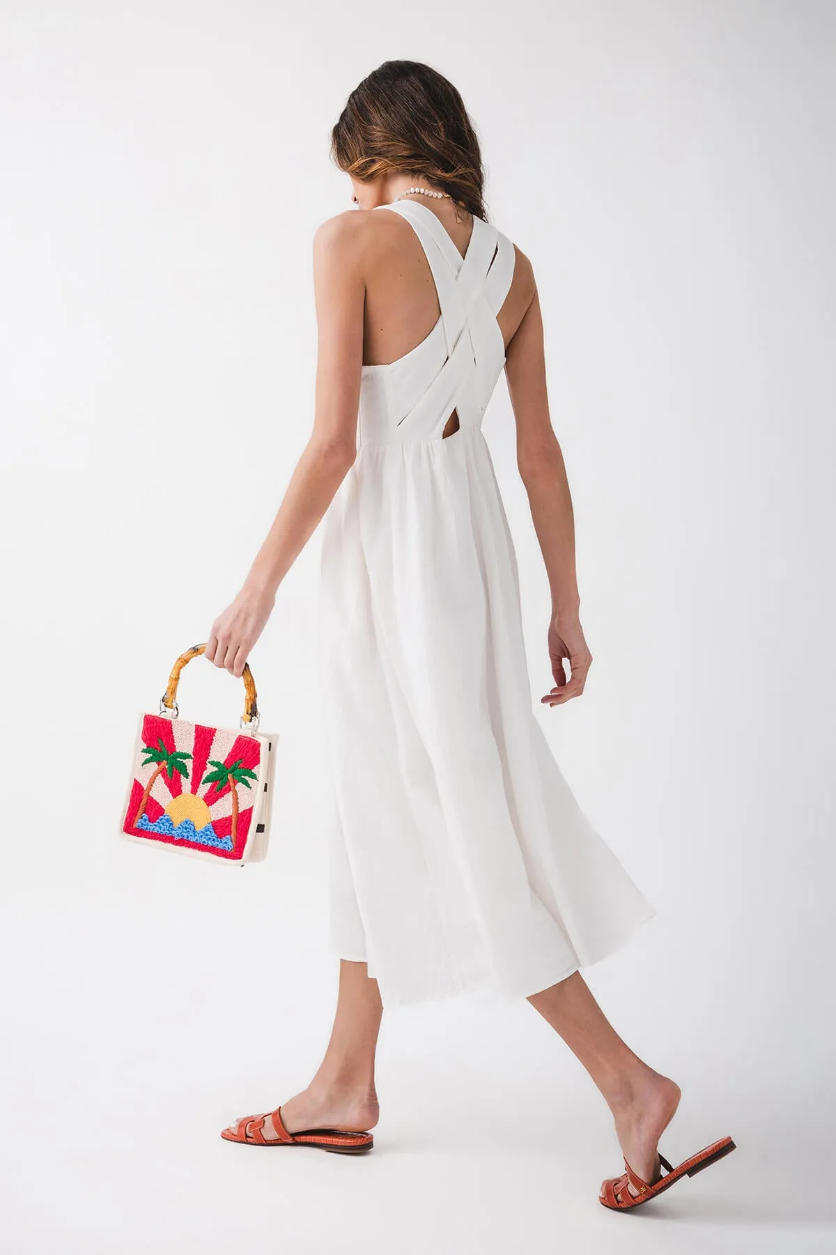 Robe longue croisée dos nu By Together Juno