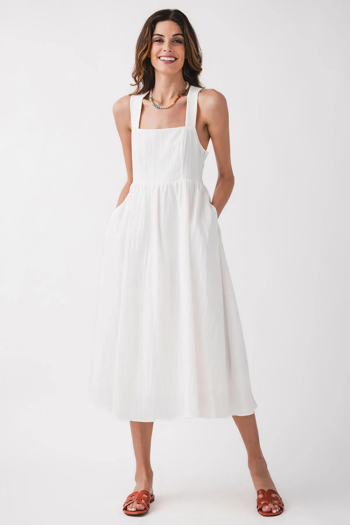 Robe longue croisée dos nu By Together Juno