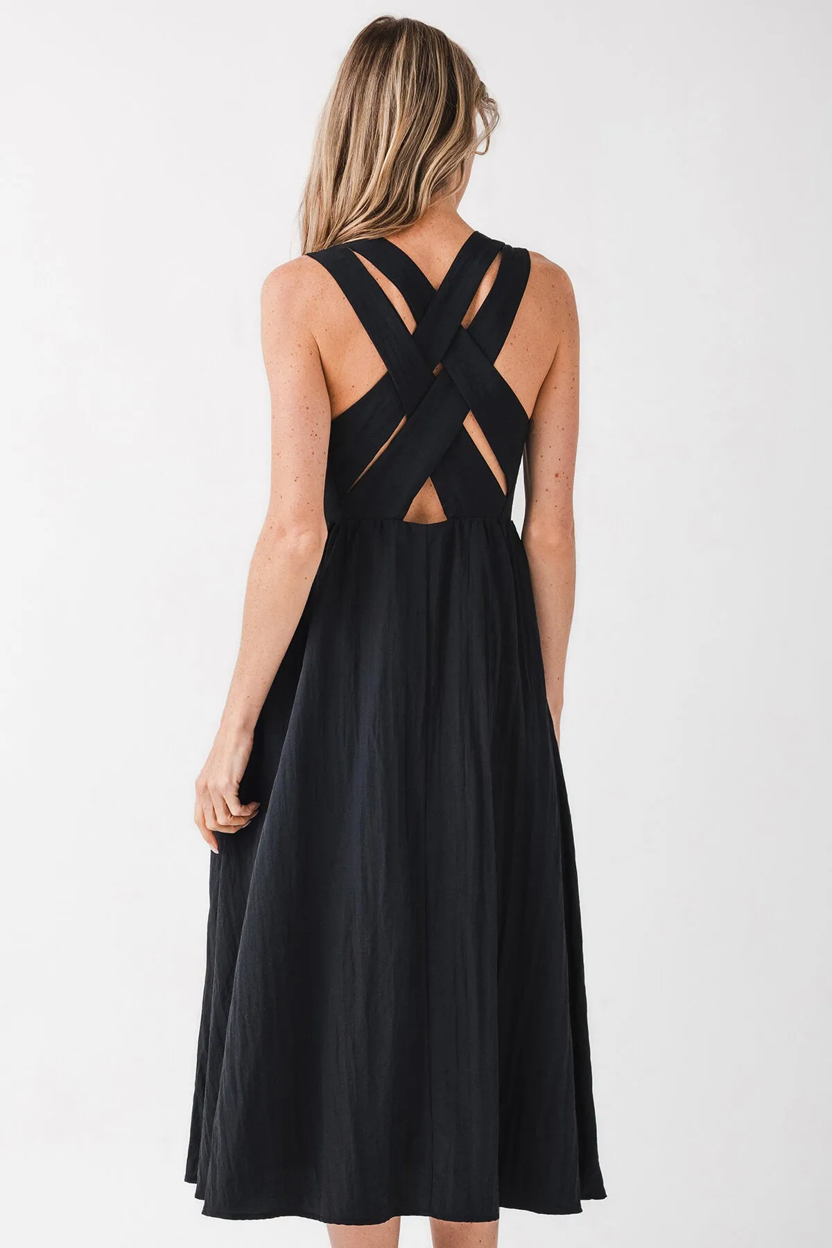Robe longue croisée dos nu By Together Juno