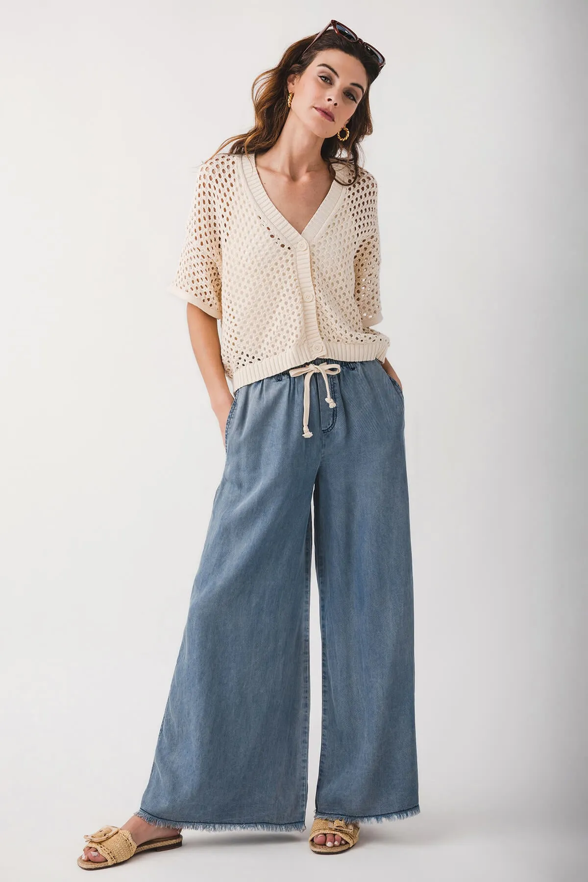 Cardigan ouvert en tricot Together Reid
