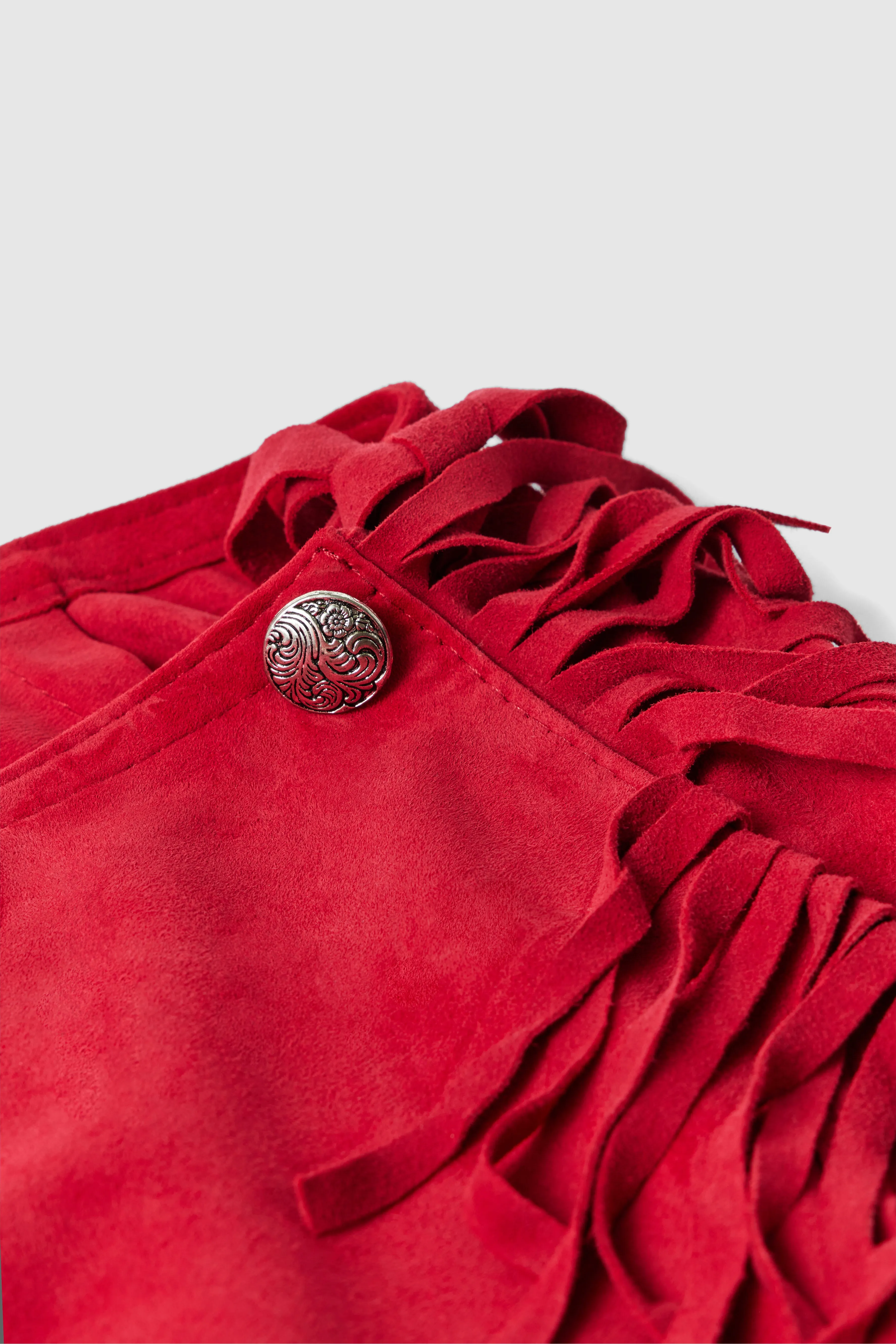 Jupe Calgary en suédine fuchsia
