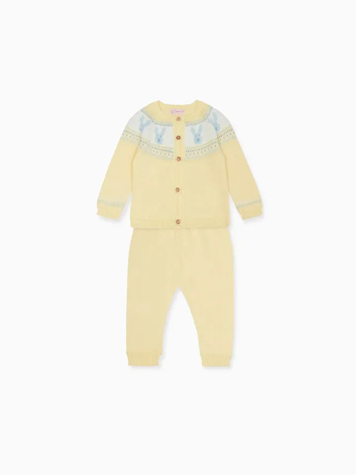 ensemble tricoté calli bunny
