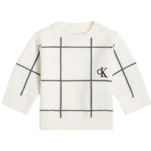 Pull Calvin Klein en maille douce couleur ivoire