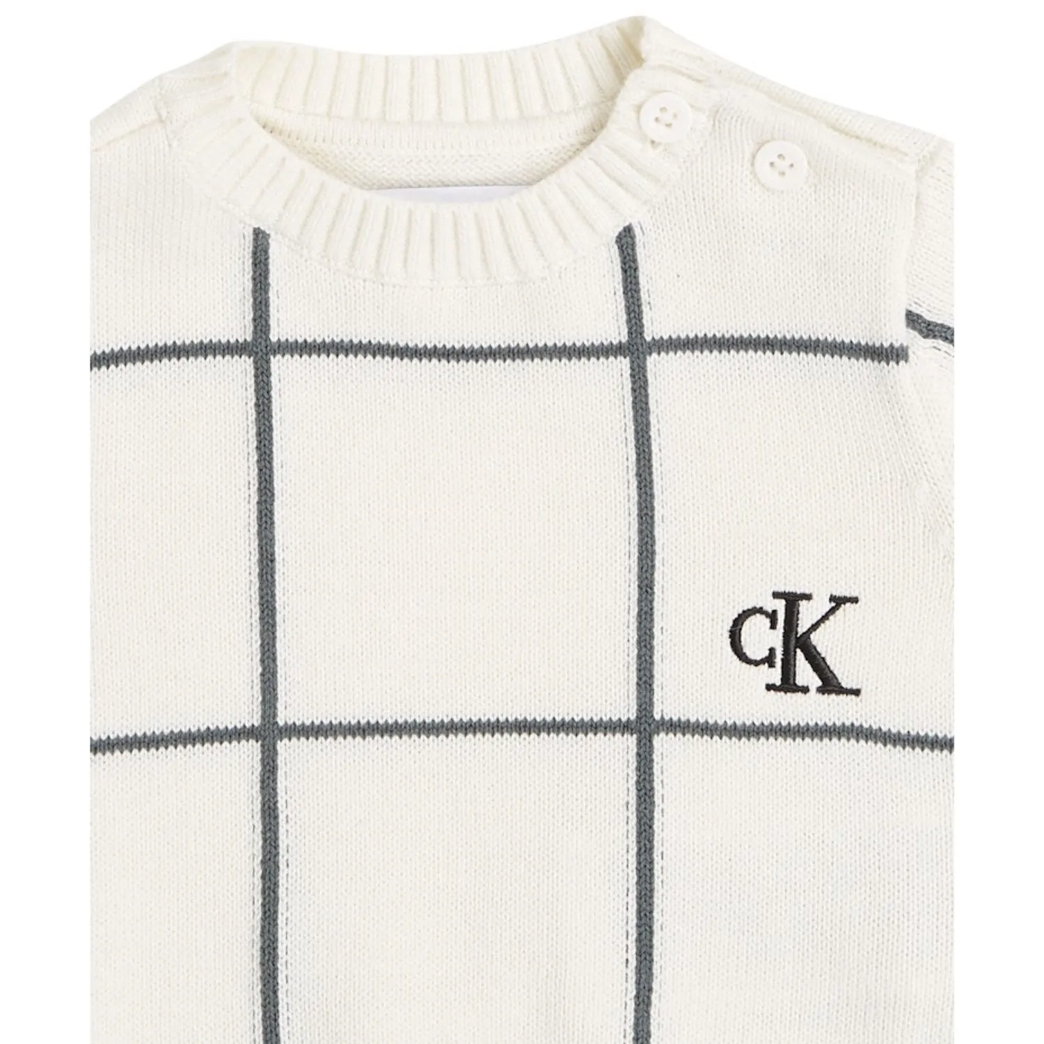 Pull Calvin Klein en maille douce couleur ivoire