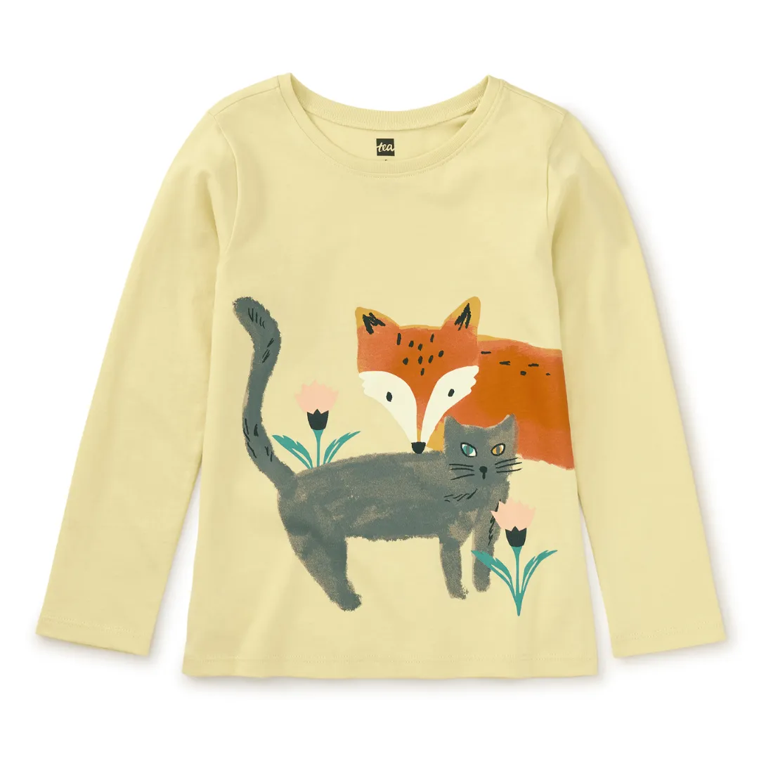T-shirt réversible Chat et Renard - Hay par Tea Collection - VENTE FINALE