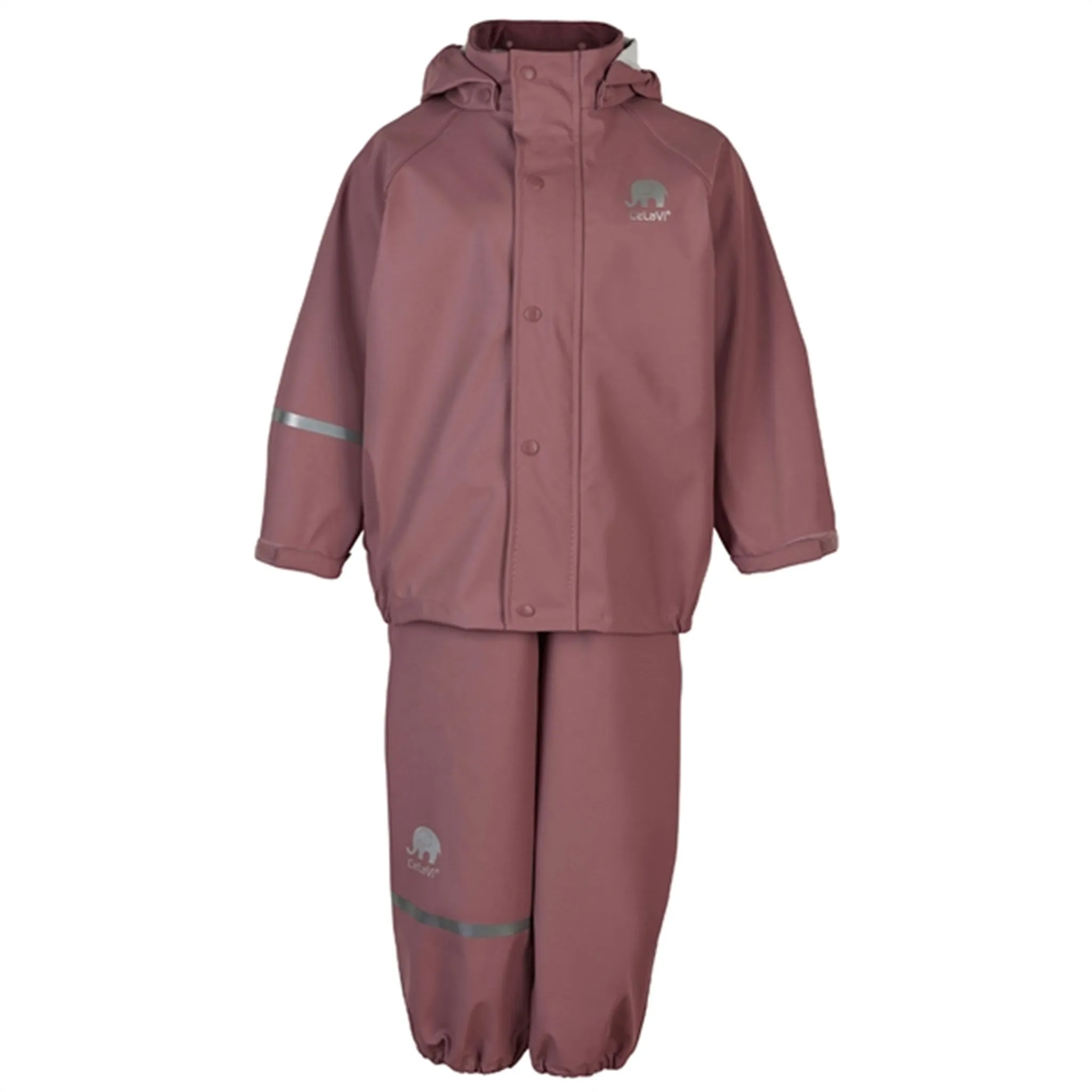 CeLaVi Ensemble Pluie Basique Rose Marron Celavi