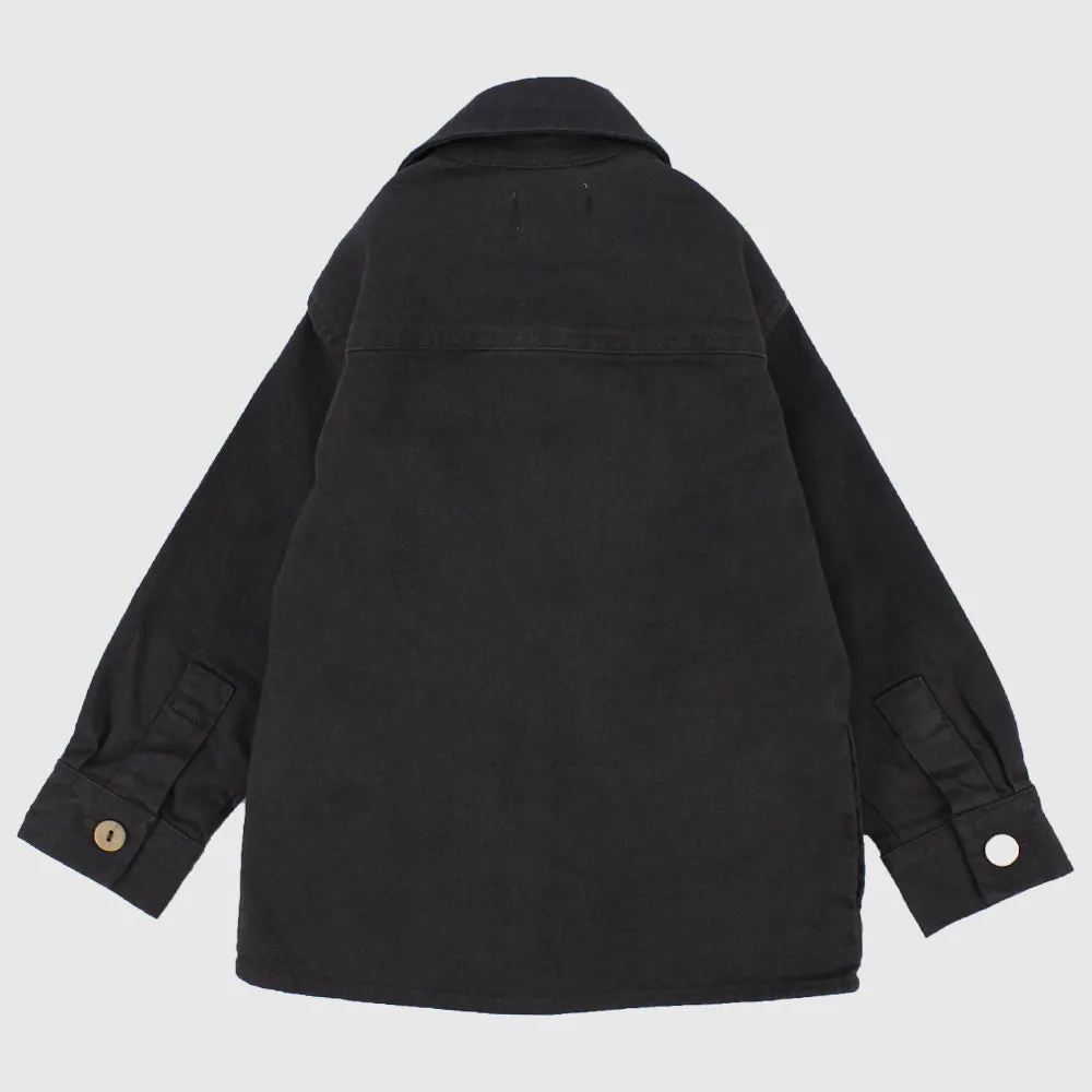 Chemise longue en charbon